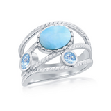 Silver Rings with Dia./Gem