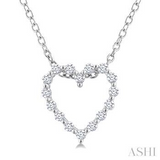 Silver Diamond Pendant