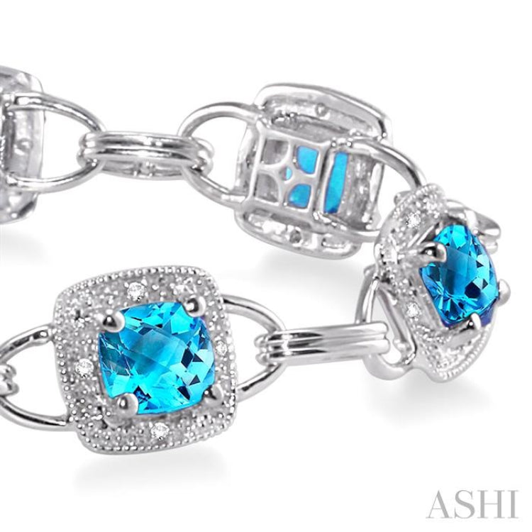 Gemstone & Diamond Bracelet