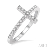 Cross Diamond Ring