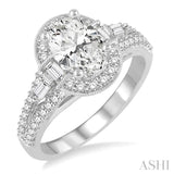 Oval Shape Diamond Engagement Ring