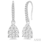 Pear Shape Lovebright Diamond Earrings