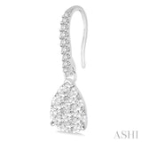 Pear Shape Lovebright Diamond Earrings