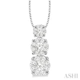 Past Present & Future Lovebright Diamond Pendant