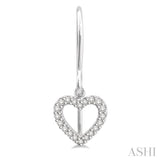 Heart Shape Diamond Fashion Earrings