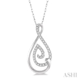 Drop Shape Diamond Fashion Pendant