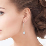 Pear Shape Lovebright Diamond Earrings