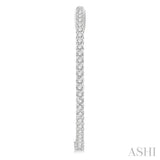 Diamond Hoop Earrings