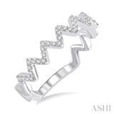 Zig Zag Diamond Fashion Ring