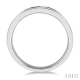 Gemstone & Diamond Wedding Band