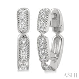 Diamond Petite Huggie Fashion Earrings