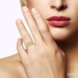 Curb & Cuban Diamond Fashion Ring