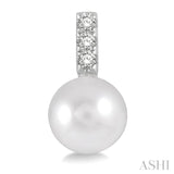 Pearl & Diamond Earrings