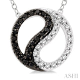 Yin Yang Petite Diamond Fashion Pendant