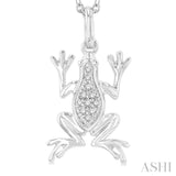 Frog Petite Diamond Fashion Pendant